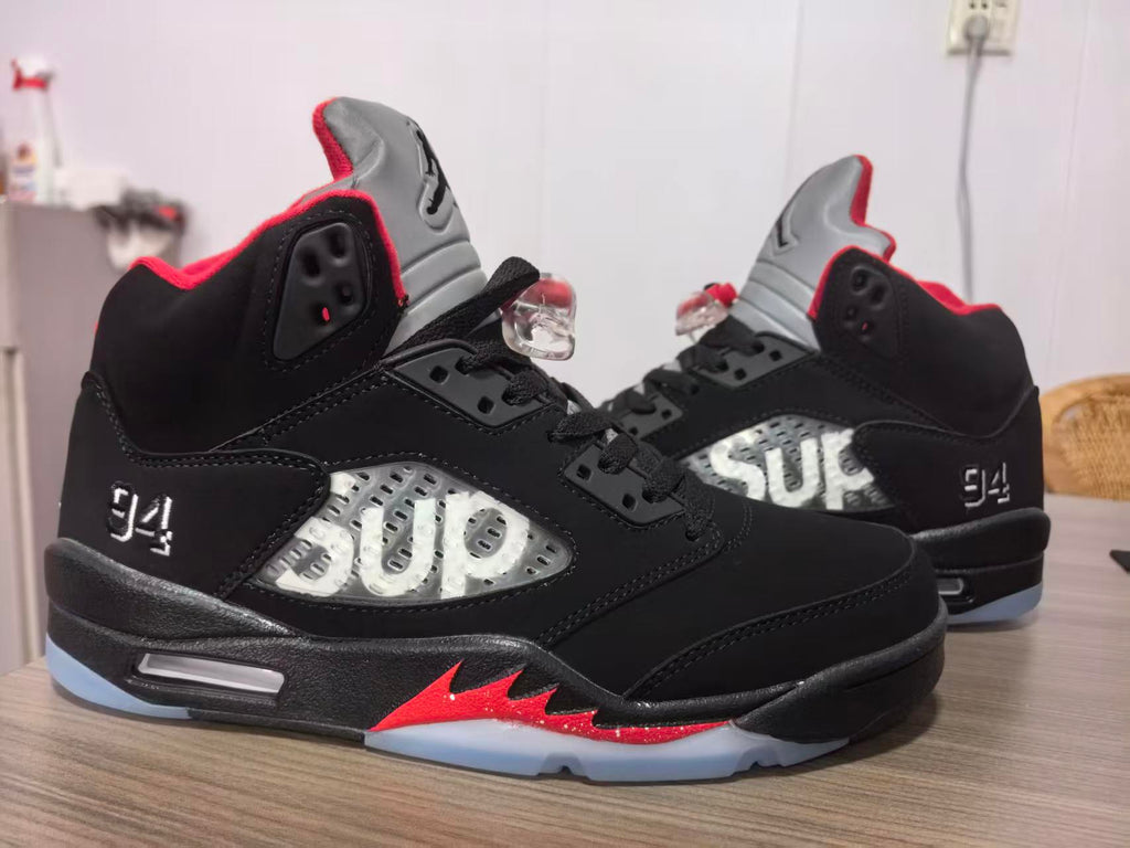 Air Jordan 5 Retro Supreme "Black" (2015)