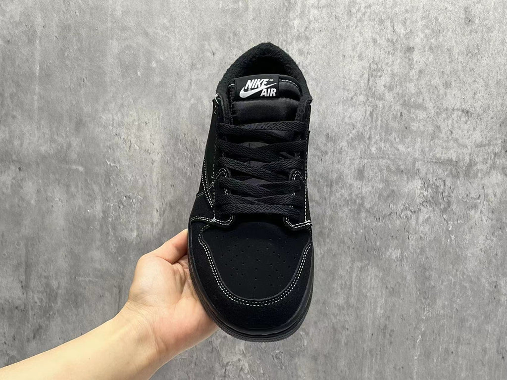 Air Jordan 1 Low TS "Black Phantom" Reverse Swoosh