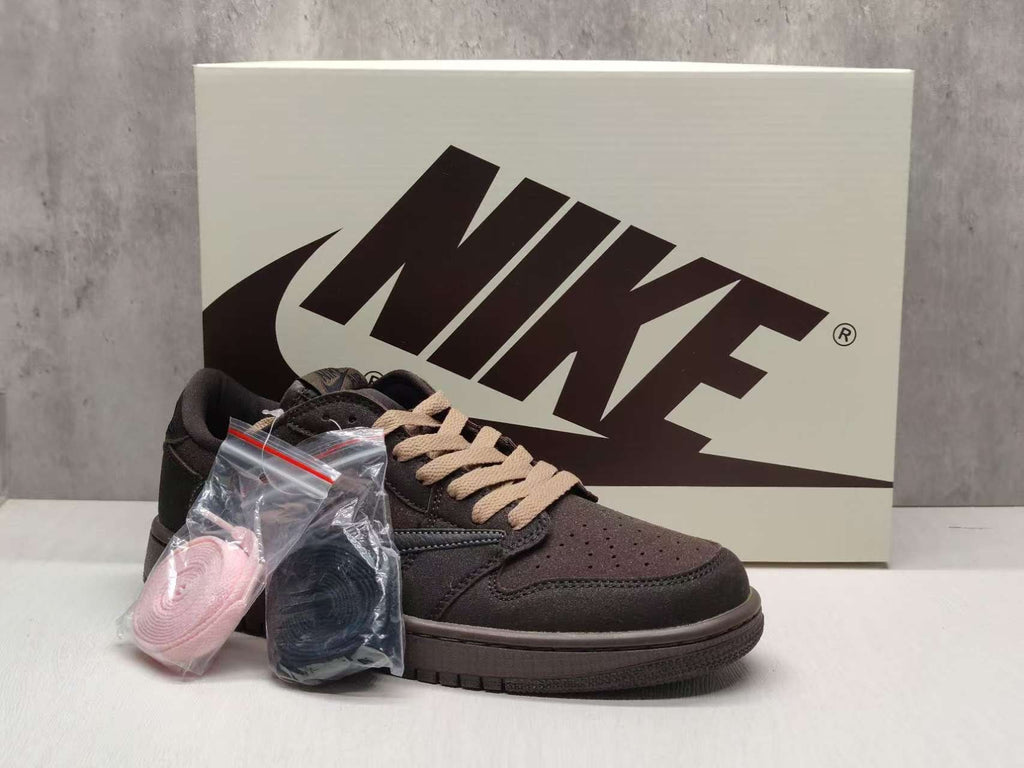 Air Jordan 1 Low "Velvet Brown" Reverse Hook 9.0
