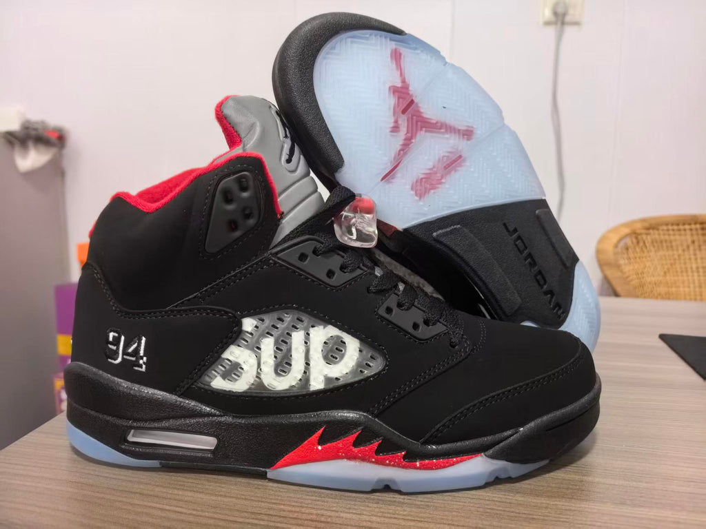 Air Jordan 5 Retro Supreme "Black" (2015)