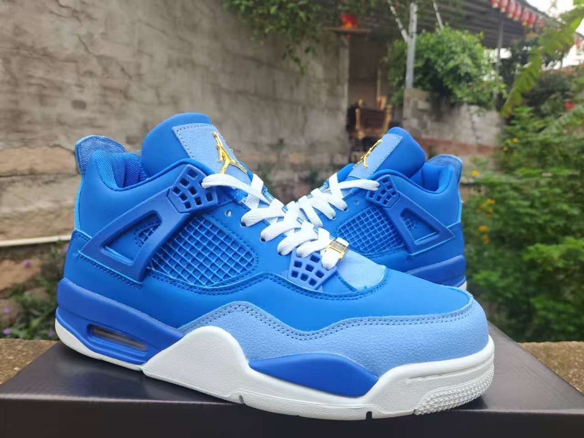 Air Jordan 4 Retro ‘Blue Gold’