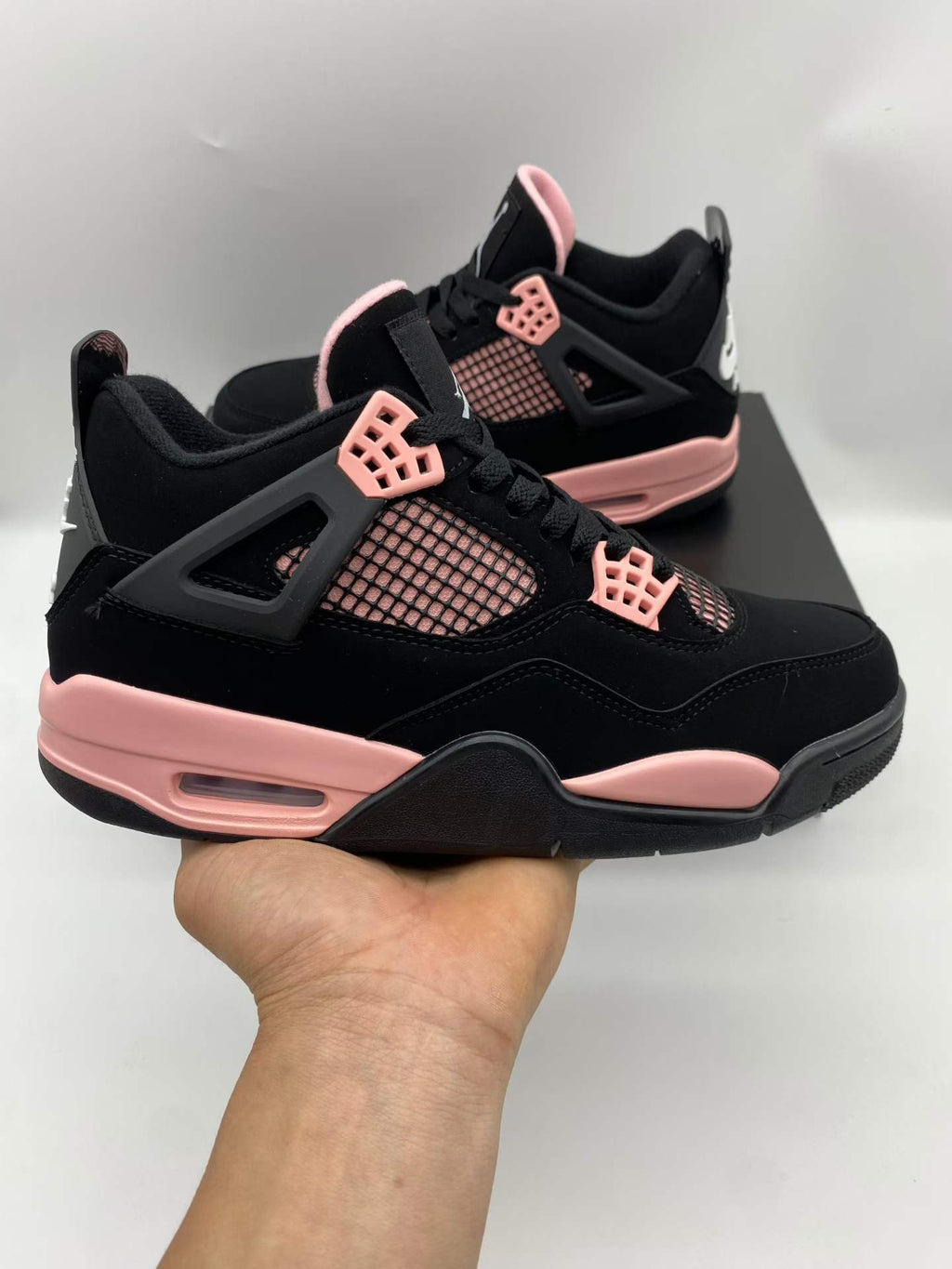 (WMNS) Air Jordan 4 Retro 'Rust Pink Thunder'
