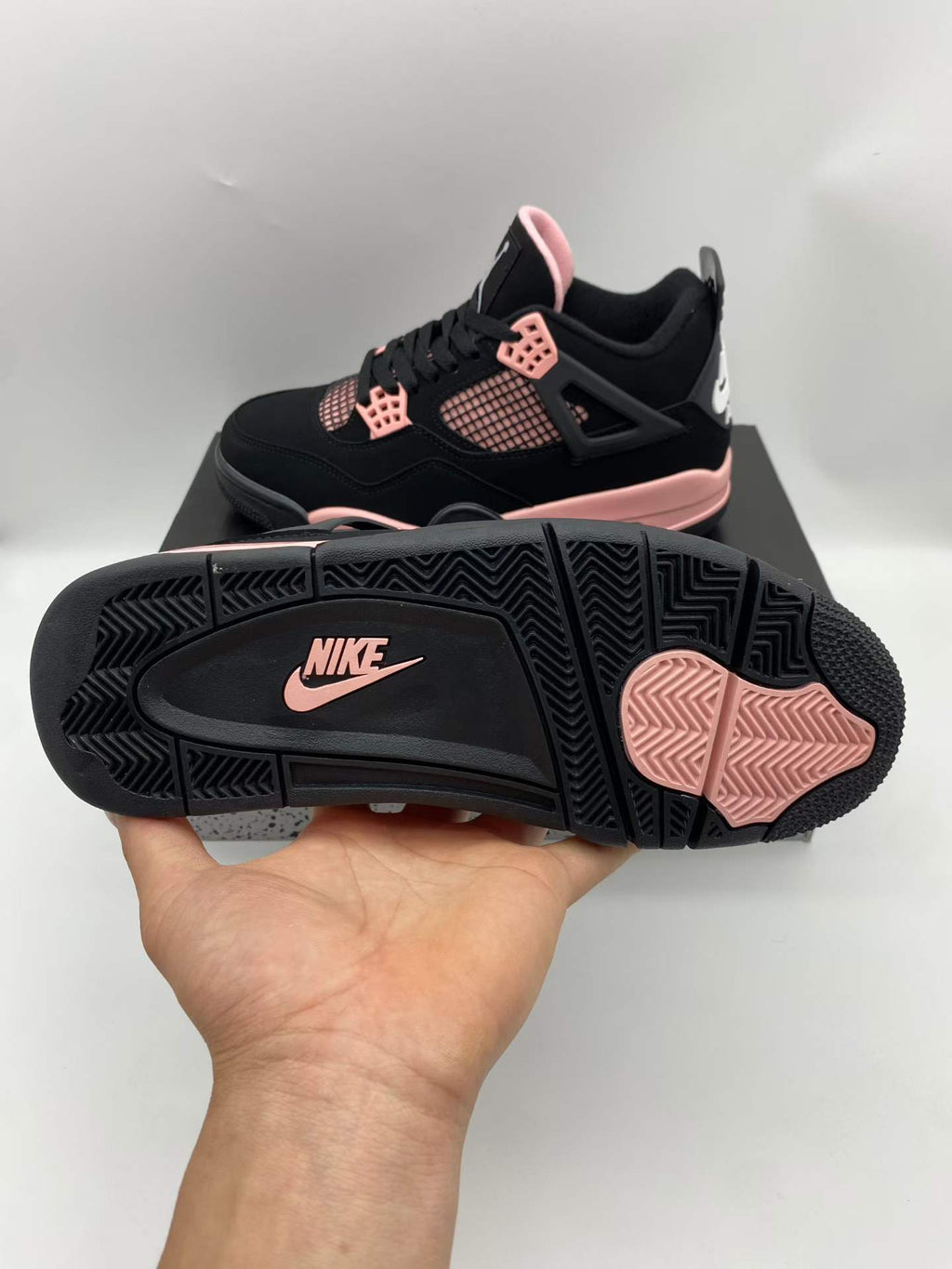 (WMNS) Air Jordan 4 Retro 'Rust Pink Thunder'