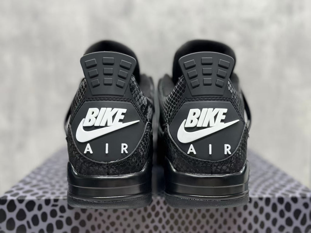 Air Jordan 4 Retro ‘Black Snake Skin Bike’
