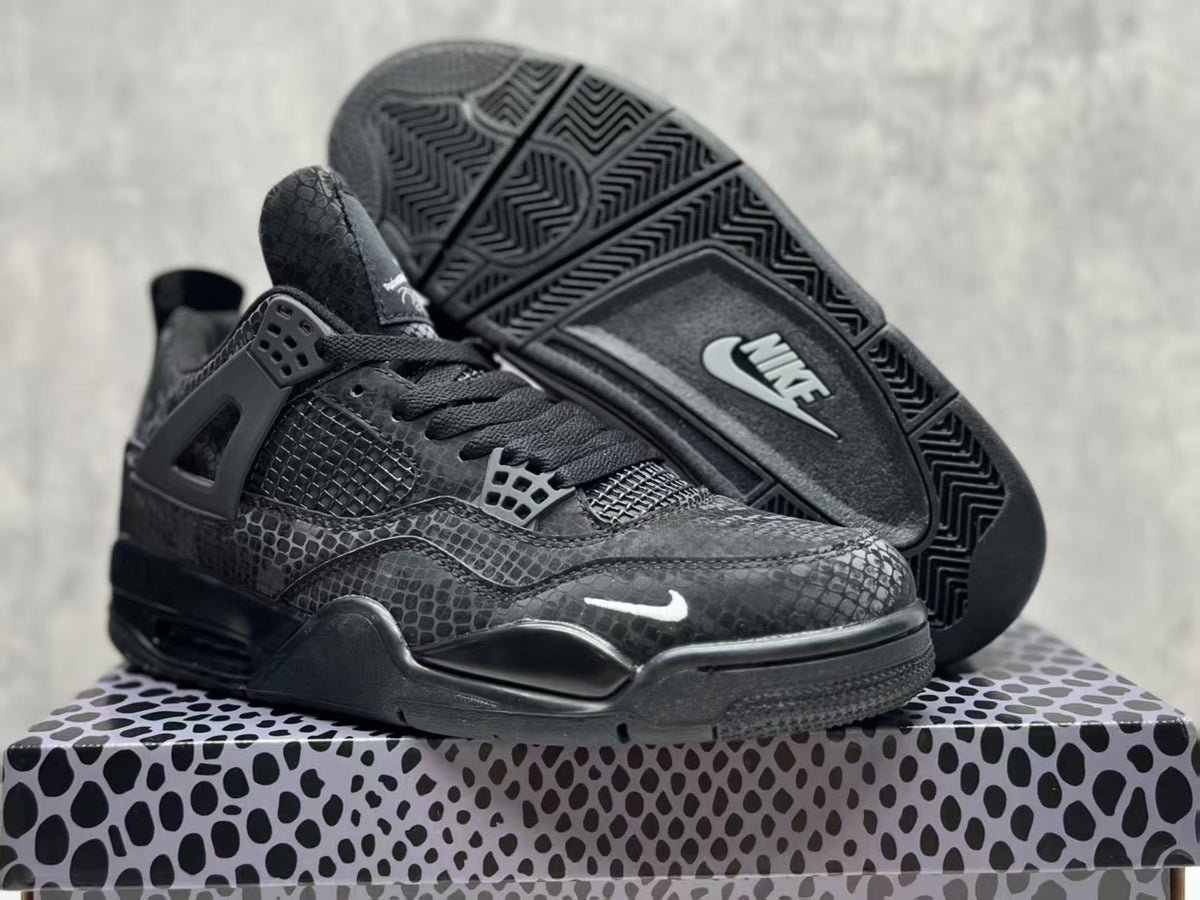 Air Jordan 4 Retro ‘Black Snake Skin Bike’