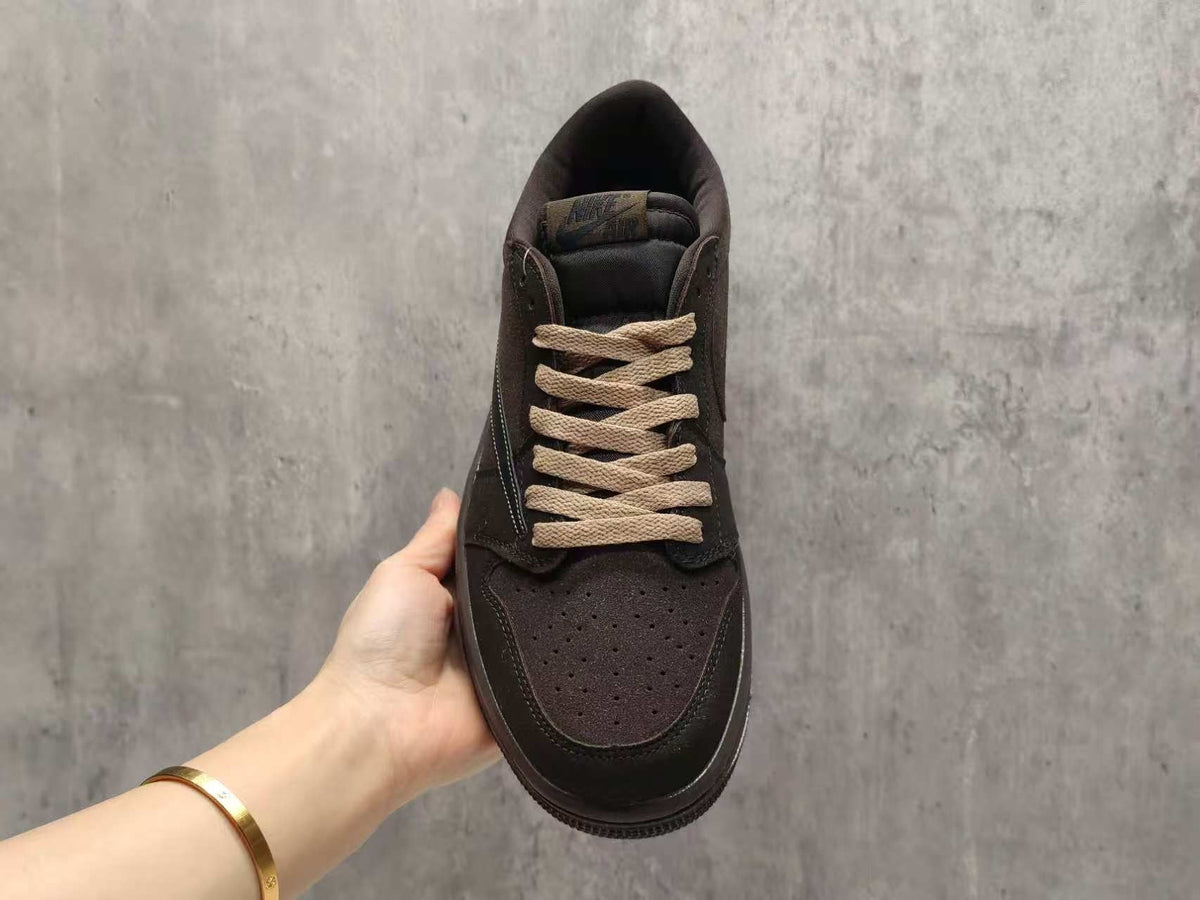 Air Jordan 1 Low "Velvet Brown" Reverse Hook 9.0