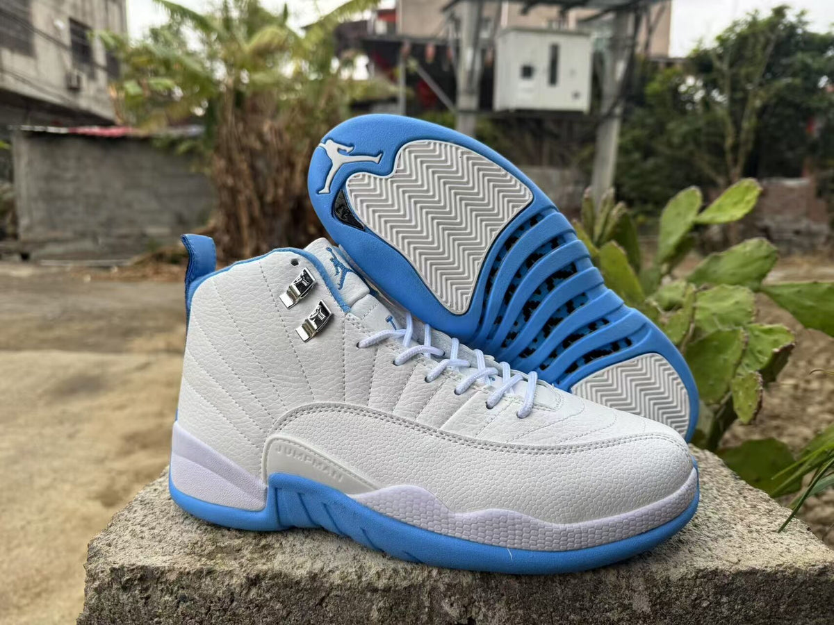 Air Jordan 12 Retro ‘TWO 3’ – White / Metallic Silver / University Blue