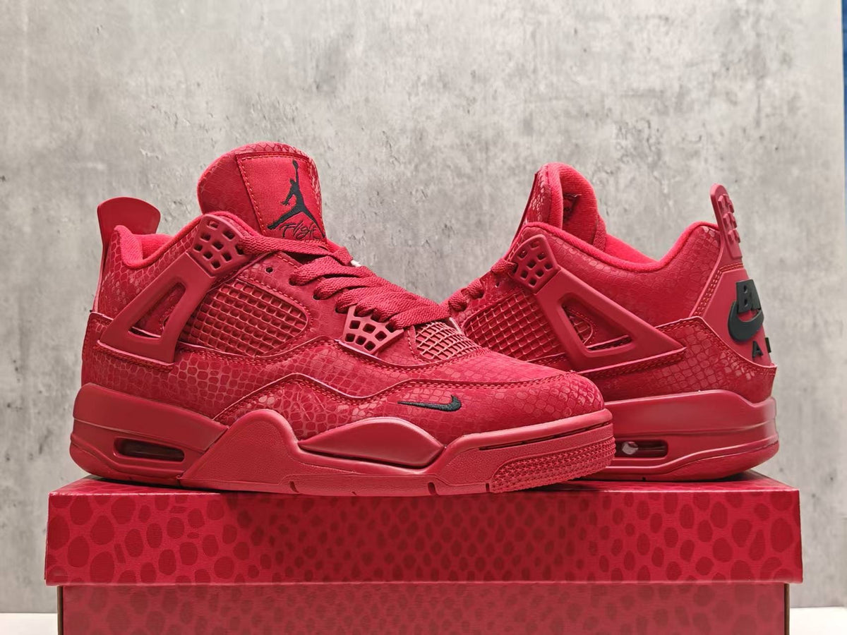 Air Jordan 4 Retro ‘Red Snake Skin’