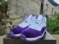 Air Jordan 11 Retro – White / Royal Purple Custom