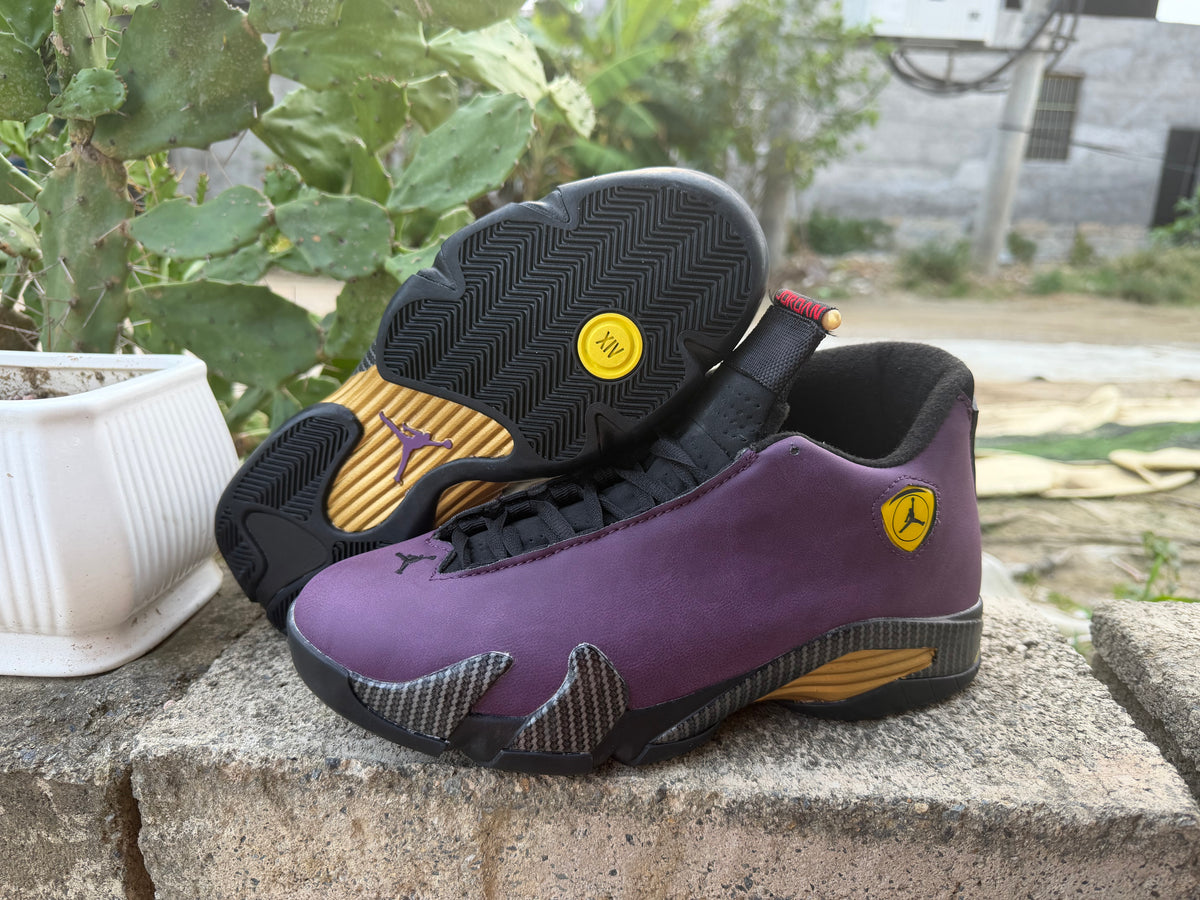 Air Jordan 14 Retro Purple Custom