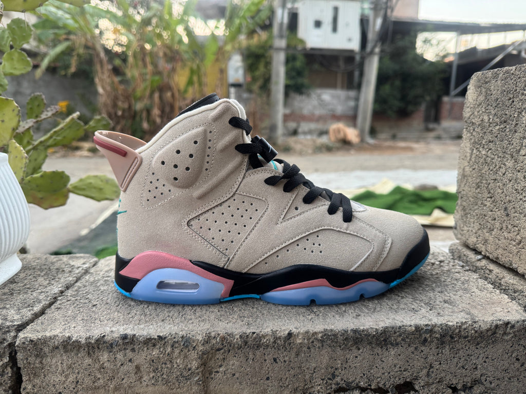 Air Jordan 6 Retro 'Beige/Pink/Blue'