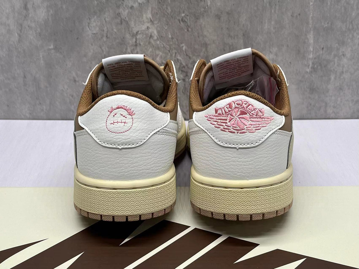 Air Jordan 1 Low D "Archaeo Brown & White Pattern"