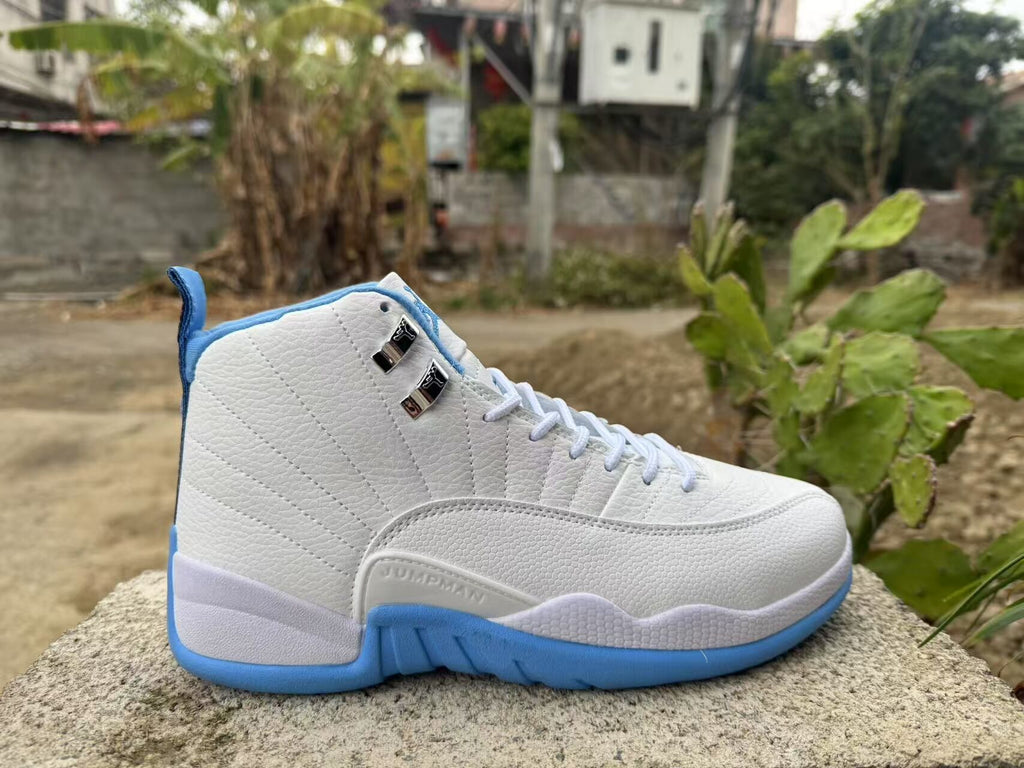 Air Jordan 12 Retro ‘TWO 3’ – White / Metallic Silver / University Blue