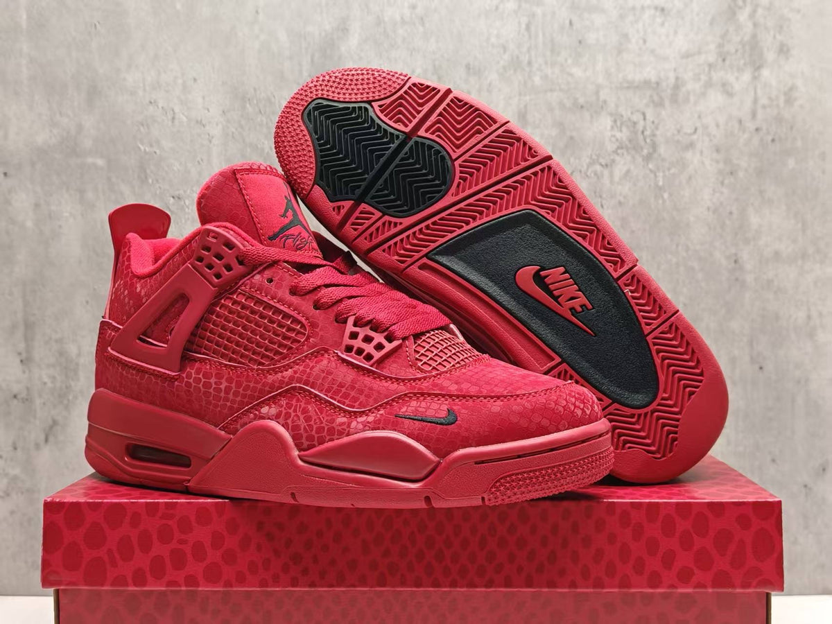 Air Jordan 4 Retro ‘Red Snake Skin’