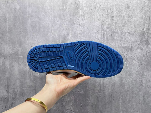 Air Jordan 1 Low "White/Blue Lightning"