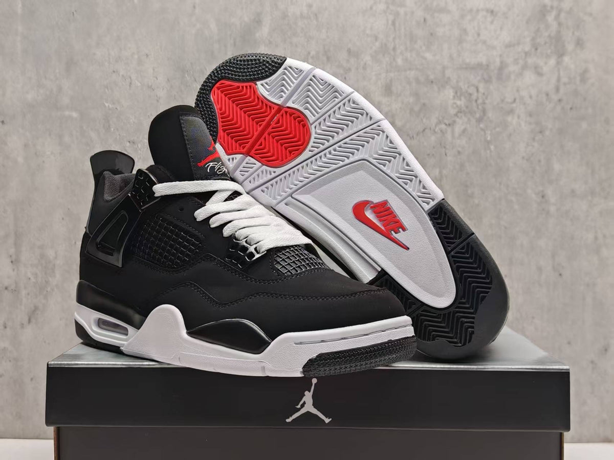 Air Jordan 4 Retro 'Black/White/Red'