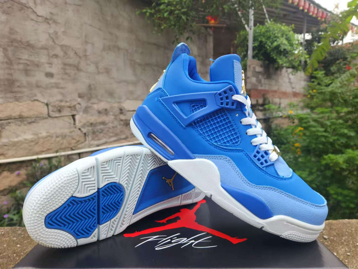 Air Jordan 4 Retro ‘Blue Gold’