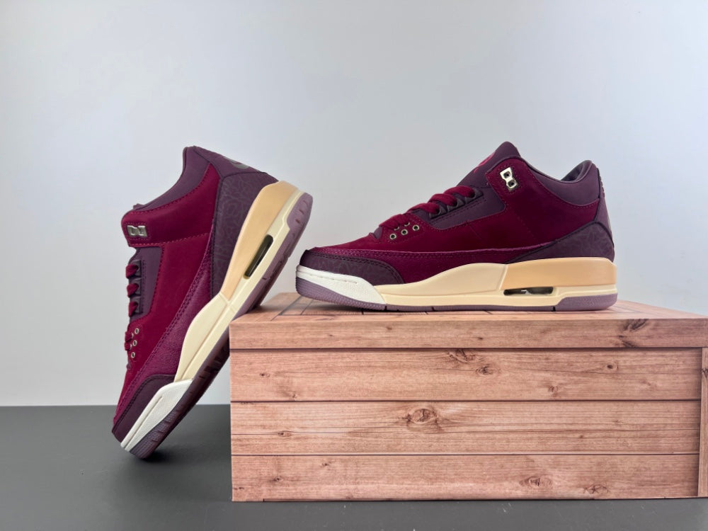 Air Jordan 3 Retro PRM Bin23 – Team Red / Coconut Milk / Metallic Gold