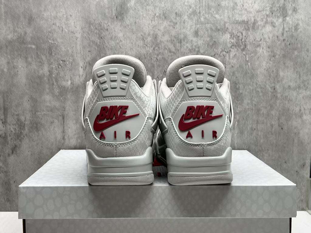 Air Jordan 4 Retro OG x Nigel Sylvester "Brick After Brick" (Grey/Red)