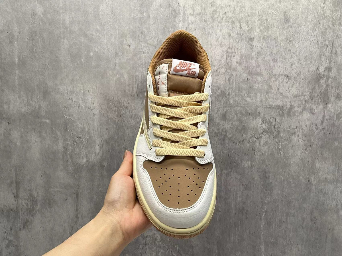 Air Jordan 1 Low D "Archaeo Brown & White Pattern"