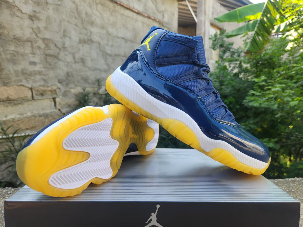 Air Jordan 11 Style 06 – Midnight Navy / Yellow