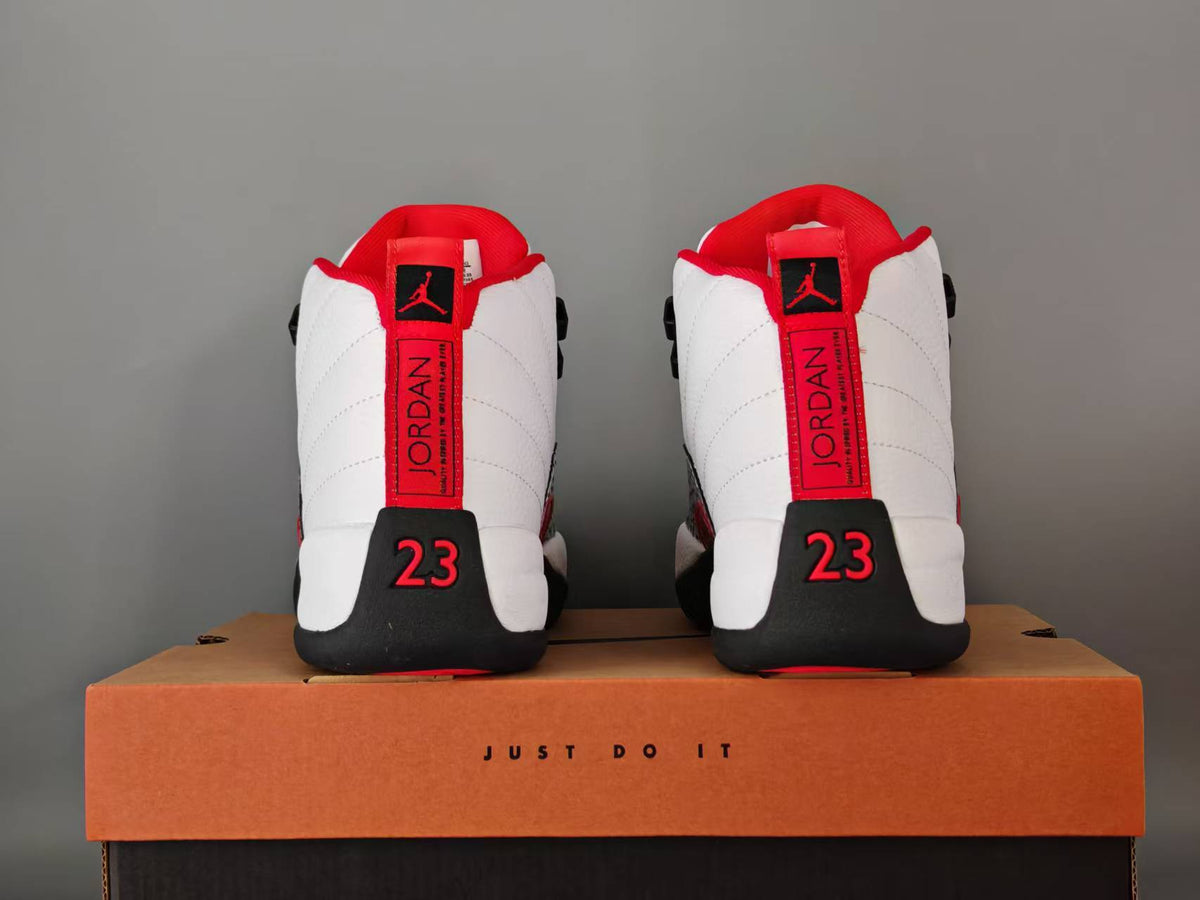 Air Jordan 12 Retro ‘White Red Elephant Print’