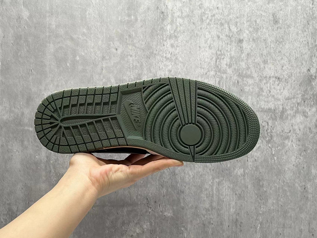 Air Jordan 1 Low TS 5.0 "Medium Olive" Reverse Hook